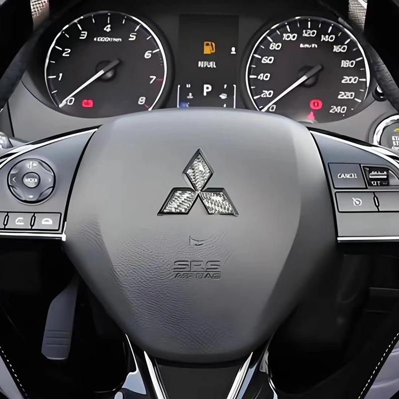Epoxidová samolepka Znak na volant auta Modifikovaná nálepka pro Mitsubishi Lancer EX Outlander Pajero ASX Eclipse Cross Ralliart
