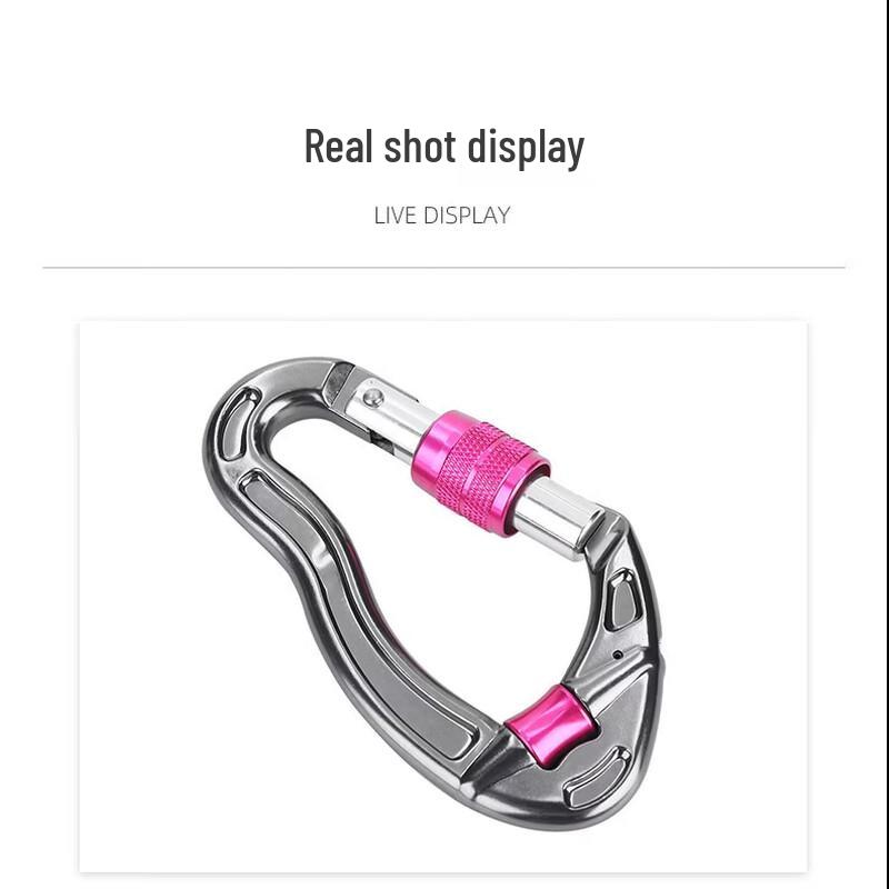 Brangdy Climbing Carabiner with Pulley