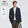 SEPTWOLVES Men's Velvety Business Casual Suit Jacket