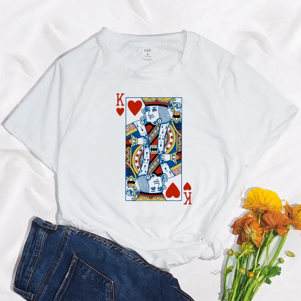 Heart Bridge Deck of Cards Group Costume TShirts Poker Outfit Cards WomenUnisex Matching Playing Cards for Casino Party Costume