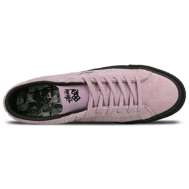 Converse Stussy x One Star 74 Low Mauve Mist Unisex Sneakers Pink Black 155342C