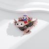 Owl Brooch Pin For Women Girls Elegant Animal Jewelry Gift For Fall