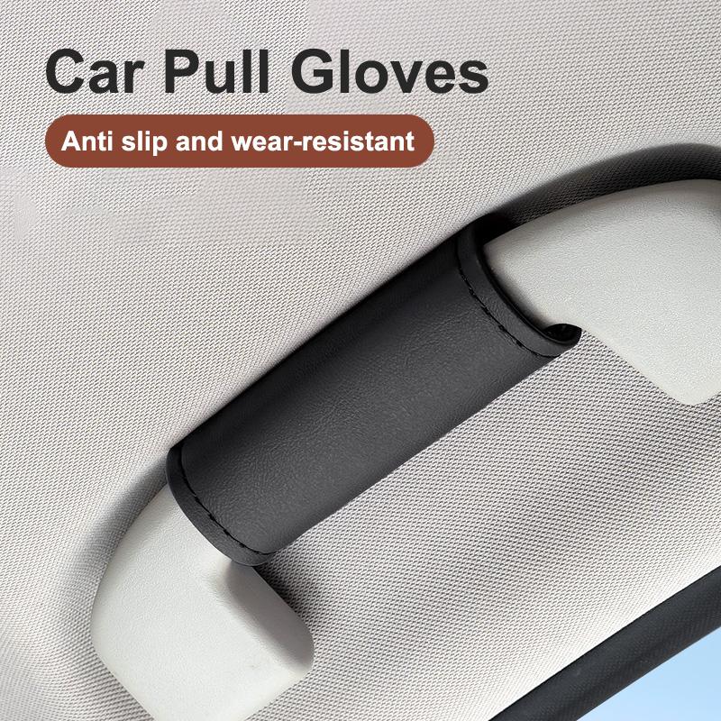 1PCS Car Roof Handle Protection Pull Gloves Auto Interior Accessories for Porsche 911 718 Cayenne Cayman Panamera Macan Boxster CVL1