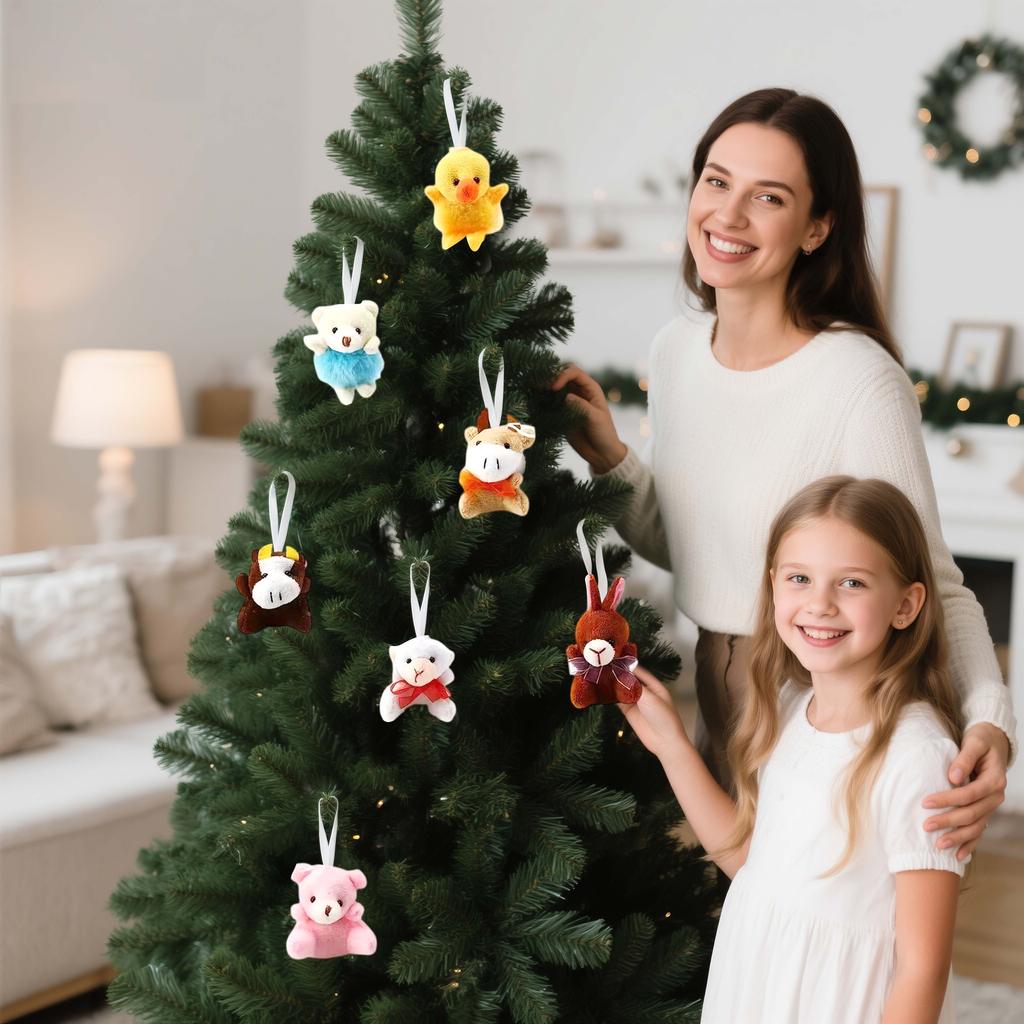 Christmas Advent Calendar 24Pcs Cute Stuffed Animals Advent Calendar Plush Toys Christmas Decor For Girls Boys