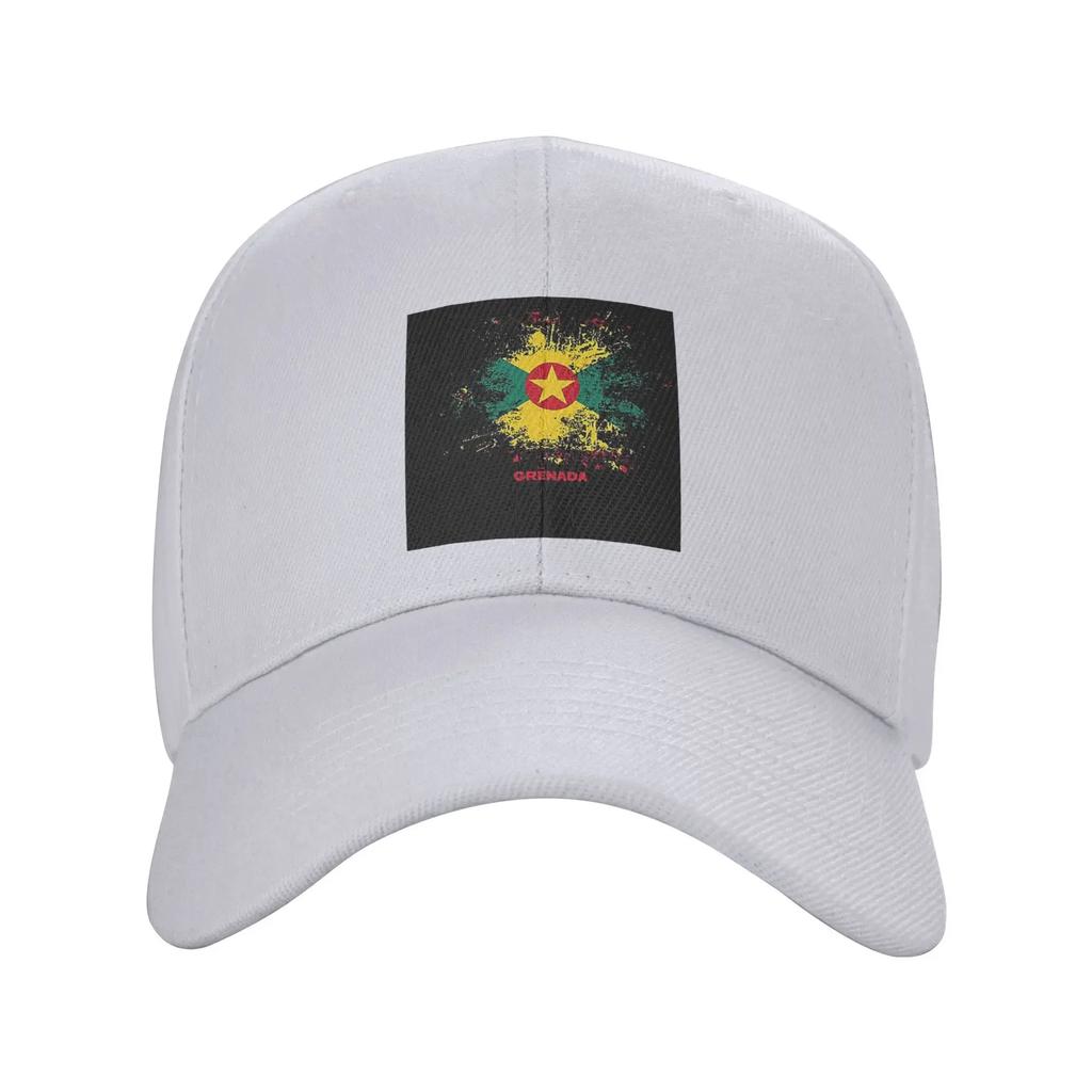 Unisex Baseball Hats Grenada Watercolor Flag Of Grenada Grenadian Outfit Streetwear Summer Sports Baseball Caps Casquette