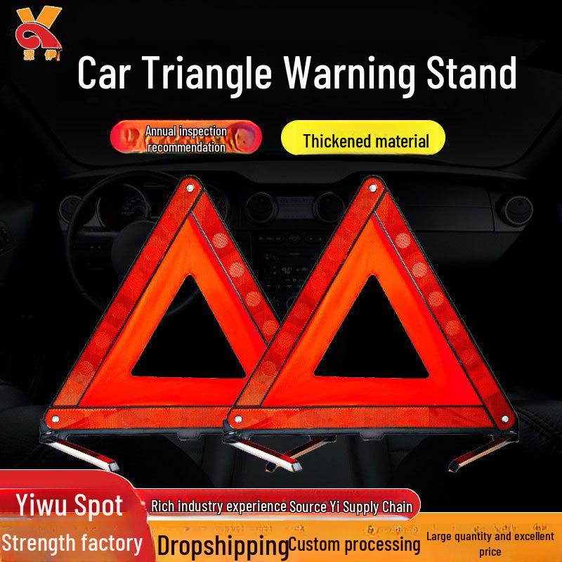 

Folding Reflective Warning Tripod for Car Safety Inspections