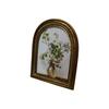 Arched Top Resin Photo Frame Ornate Embossed Border Tabletop Picture Frame  Bedroom