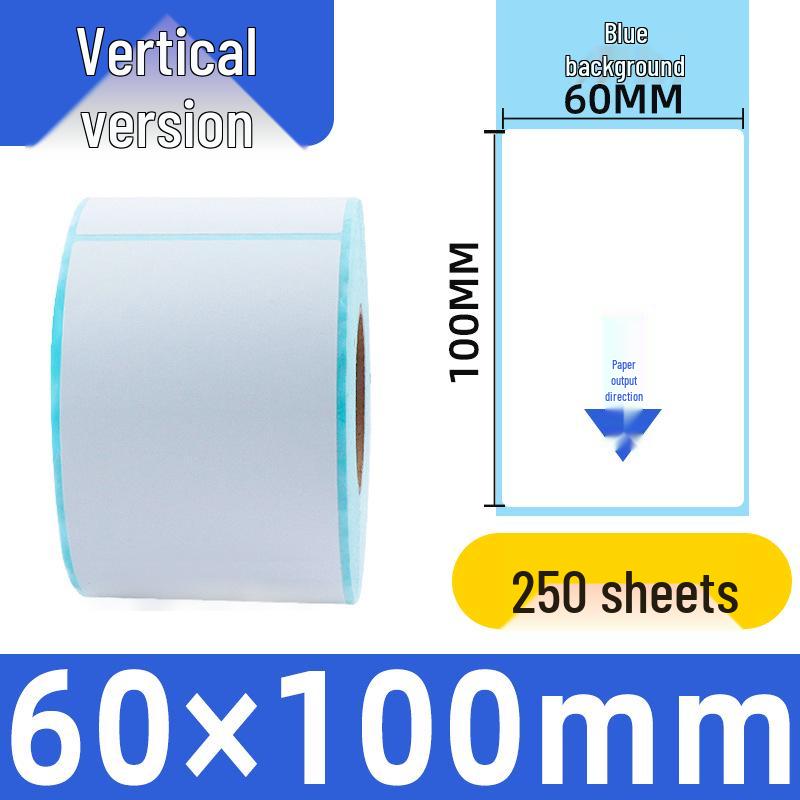 Durable 100x100 Self-Adhesive Thermal Label Paper for Supermarket Barcodes & Express Waybills