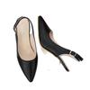 Fashion Women Pumps 2025 New Pointed Toe Slingbacks Sandals Women Fashion Sexy Slip on Wedding Shoes Trend Elegant Luxury Heels Women