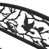 3-Seater Garden Bench Outdoor Garden Bench Rural Chic Style for Balcony Terrace Patio 127 x 60 x 85 cm
