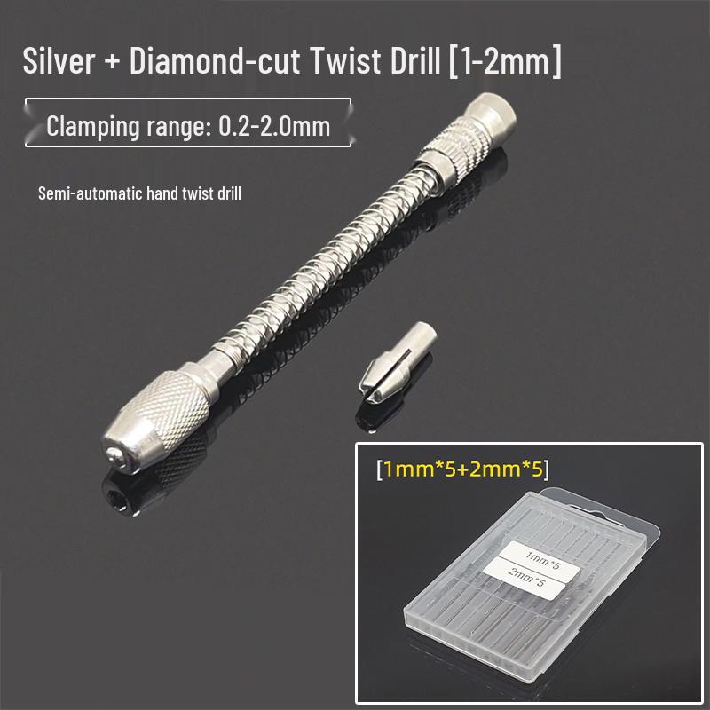 Mini Hand Crank Twist Drill for DIY and Model Drilling