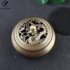 Solid Copper Dragon Incense Burners Portable Brass Censer Buddhism Incense Holder Home Tea House Yoga Studio Home Decor