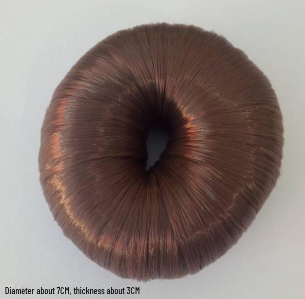 Donut Hair Curler: Flower Bud Hair Ring, Fluffy Braided In Large, Medium, Small Sizes
