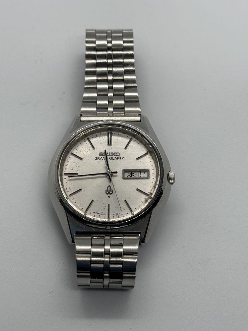 

[USED] SEIKO GRAND QUARTZ Wristwatch, Silver