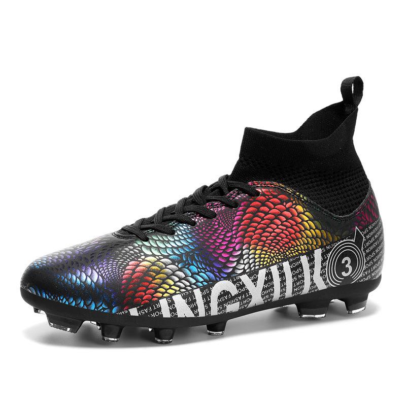 Training Shredded High Top Nails Football Shoes Sports Football Shoes Spikes Competition Adult Men S And Women S Shoes 31