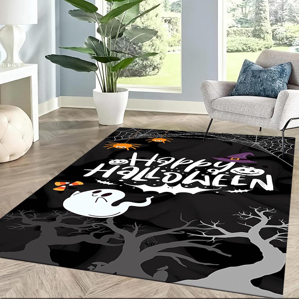 Halloween 95 Area Rug Design for Balcony Dormitory Entryway Playrooms Anti-slip Rug Office Home Decor Wedding Party Gift