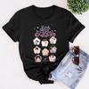 Stray Kids 5 O'Clock 5. Fanmeeting T-Shirt Kpop Merch Unisex Kurzarm Grafik-T-Shirt Retro Lässig Streetwear Oversize Oberteile für Kpop-Fans Geschenk