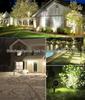 Cross 20W Waterproof LED Outdoor Landscape Spotlight with Plug for Garden, Courtyard, Lawn, and Tree Lighting