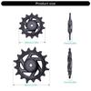 Road Bike Rear Derailleurs Pulley Set Bike Drivetrain Guide Rollers Guide Wheel Durability Cycling Accessories