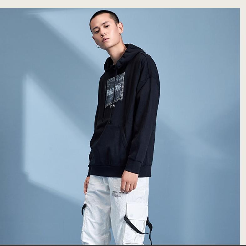 Li Ning Badfive Sweatshirt Men's Black AWDP359-2