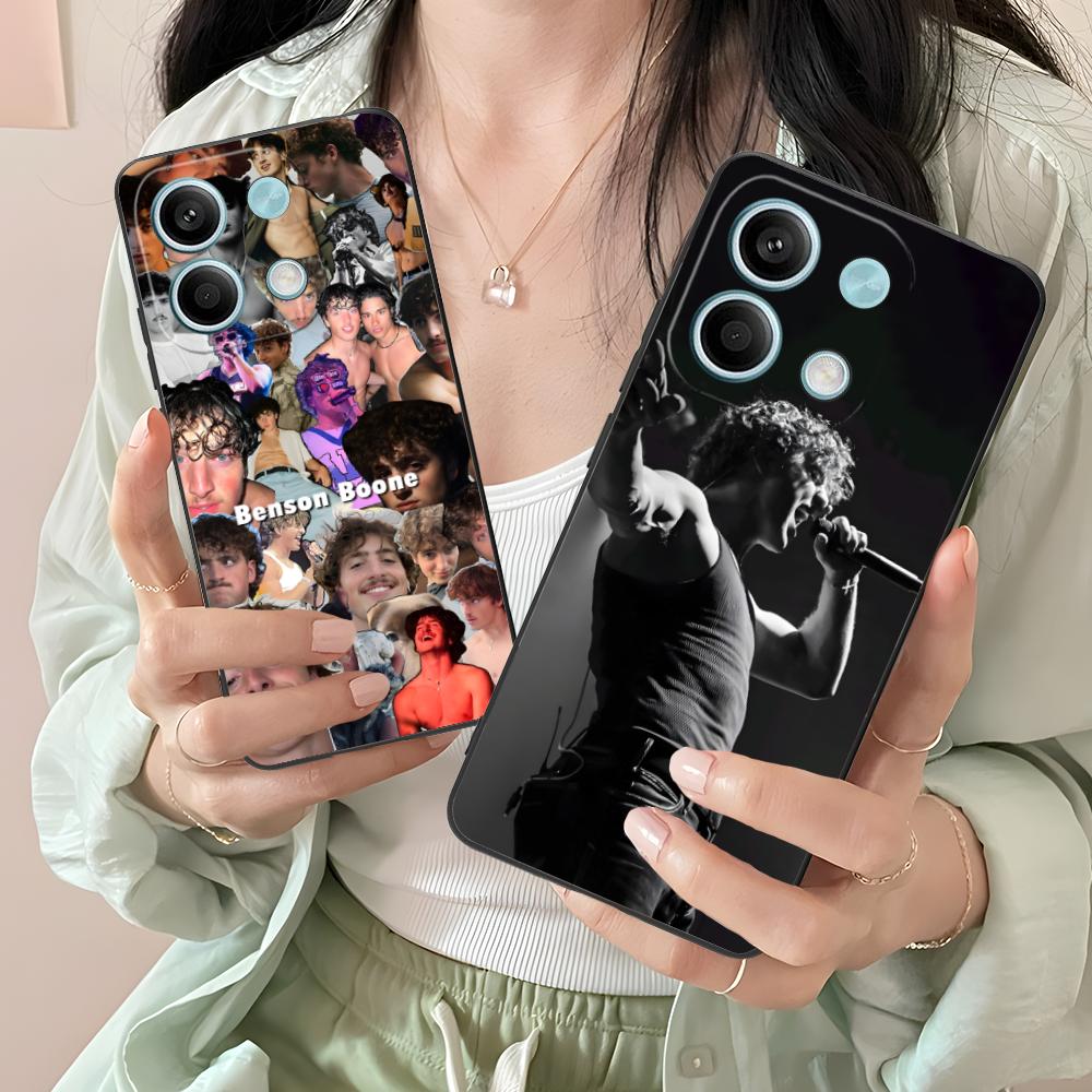 Benson Boone Handyhülle für Xiaomi Redmi Note 14 13 12 11 A5 3 2 1 Pro Plus 4G 5G Farbdruck Hülle Mobiltelefone Luxus