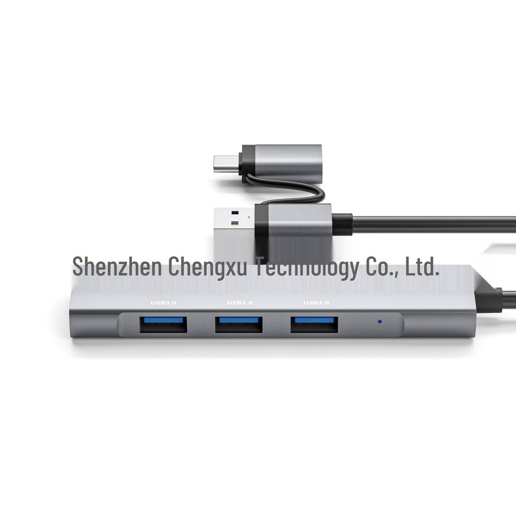 Multi-Functional USB 3.0 Type-C Docking Station with 4-Port Expansion