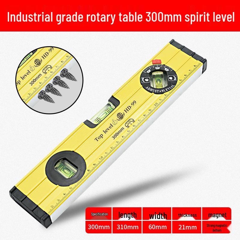 High Precision Magnetic Aluminum Bubble Level Tool