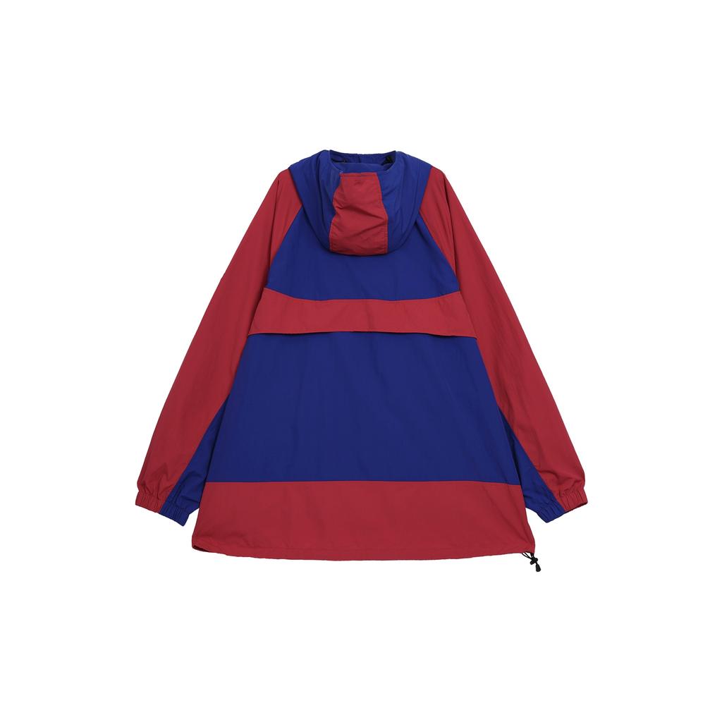 Nike FC Barcelona Half-Zip Hooded Windrunner Men Tops Red Blue CW2934-455