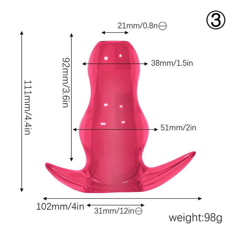 5 Sizes Hollow Anal Plug Dilator Soft Speculum Prostate Massager Butt Plug Set Intimate Enema Sex Toys Women Men Intimate Goods