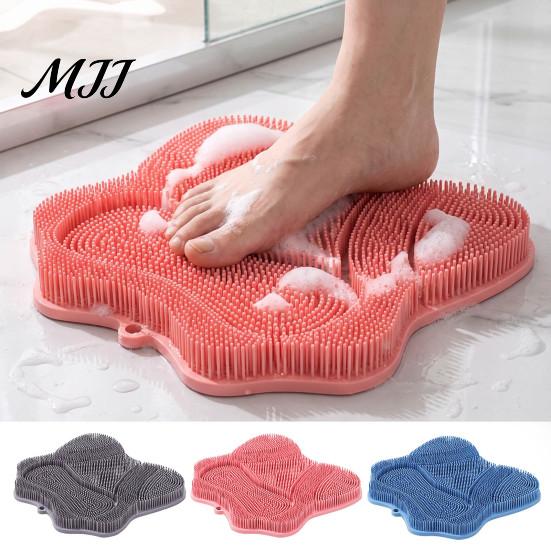 Pet Bath Massage Brush Mat with Suction Cups, Durable Soft TPE Self Grooming Silicone Brush, Hair Removal And Body Care Wall Mounted Dog Accessory