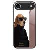 For iPhone 17 Air Case PC TPU Tempered Glass Pattern Printing Phone Back Cover