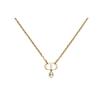 Dior CD Series Round Bead Resin Metal Necklace Women Necklace Gold N1390PTCRS-D301