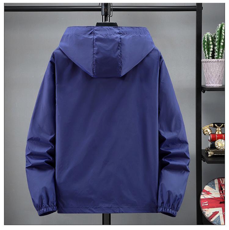 Reflektierende Reißverschluss-Sonnenjacke – Herren Outdoor Angeln & Paare Print Logo Kleidung