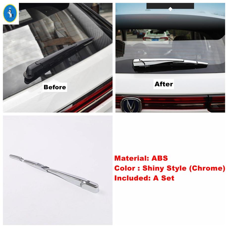 Accessories Car-styling Rearview Mirror Shell Rain Eyebrow / Rear Window Wiper Protector Cover Trim For Changan CS35 2018 -