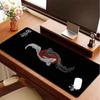 HD Printing Koi Taichi Fish Gaming Yin Yang Mouse Pads Neutral Table Mats Computer Big Mousepad Company Large Gamer XXL Desk Mat