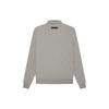 Fear of God Essentials SS22 Long Sleeve Polo Men Tops Dark-Oatmeal FOG-SS22-522