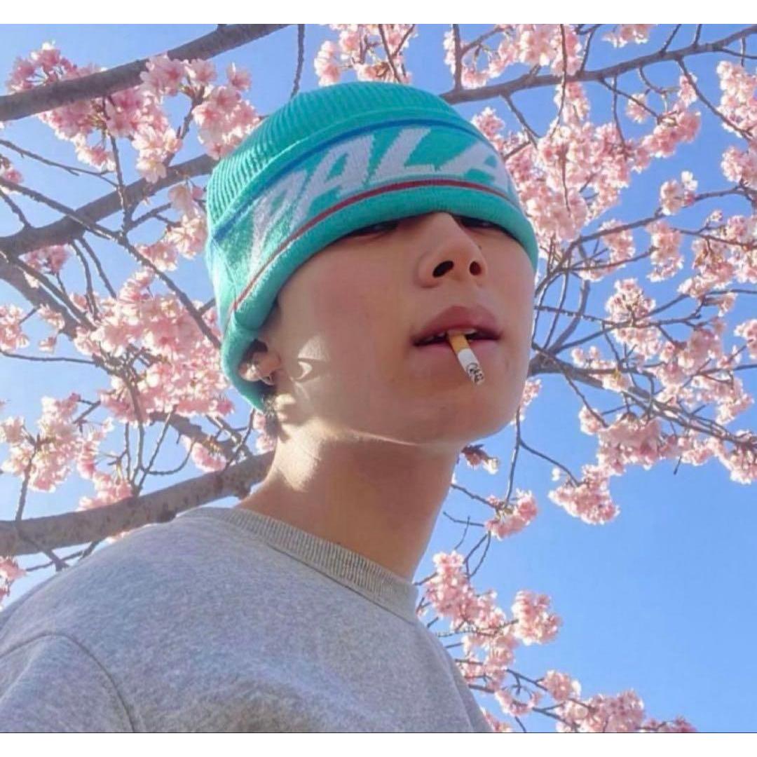 Used palace palace beanie knit hat swag skateboard y2k