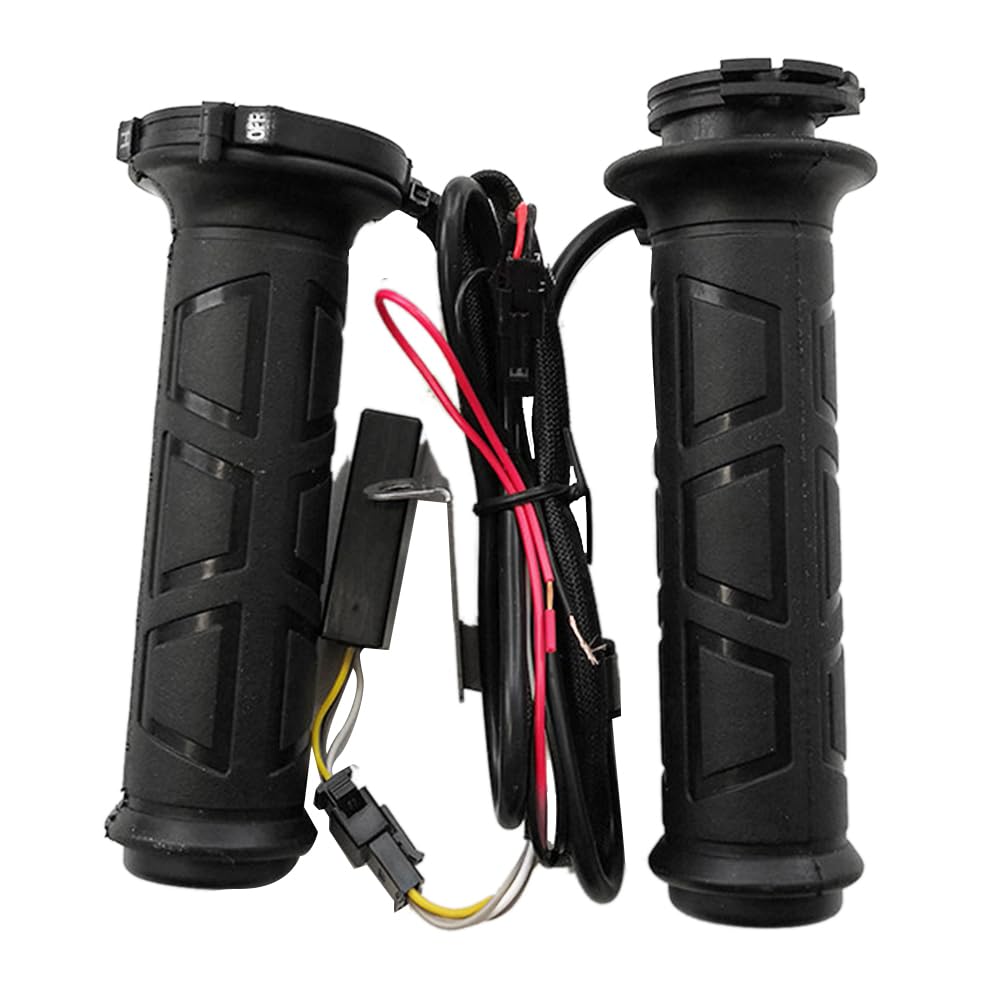QBLIT 2pcs 7/8 Bi-Heated Handlebar Electric Hot Grip Handlebar By Accessories