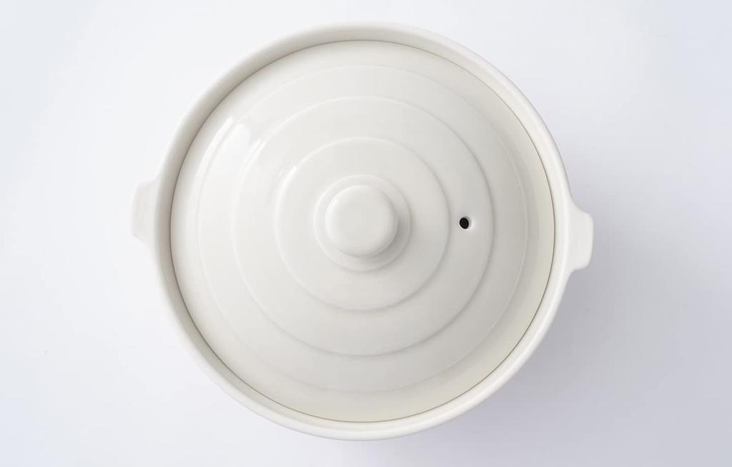 Yaemon Kiln Daikei Only Bowl, All-Purpose Cooking Pot, Oven, and Microwave Safe, Lightweight and Easy To Use, Arita Ware, Ivory, HJ-05