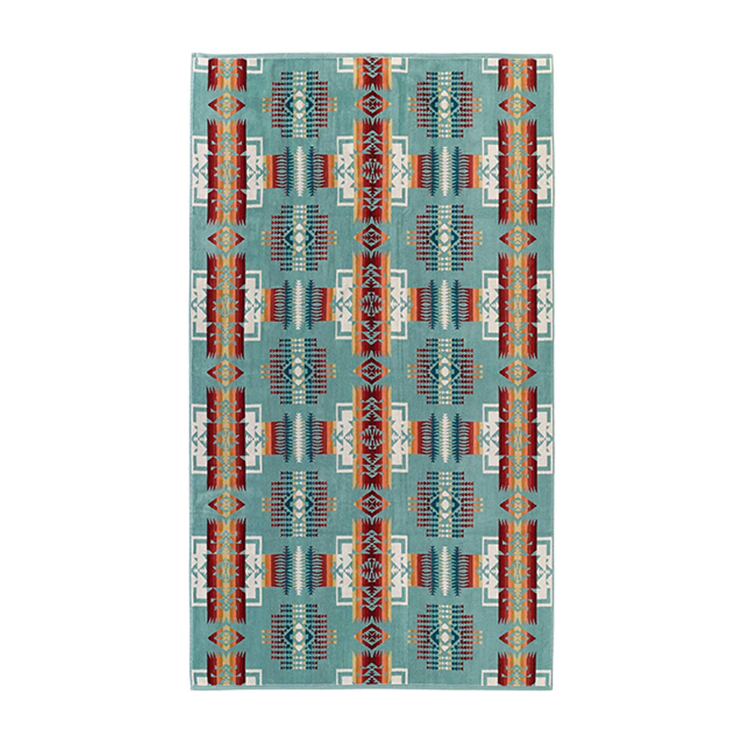 

ЖАККАРДОВОЕ ПОЛОТЕНЦЕ Pendleton XB233 Chief Joseph Aqua F (Пендлтон)