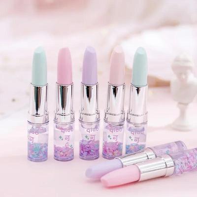 Penna Gel Rossetto Cuore da Ragazza Carina Creativa Firma Studente Penne Sabbie Mobili Fata Piccola Materiale Scolastico