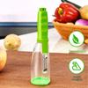 Multi-purpose Stainless Steel Fruit & Vegetable Peeler with Storage Box