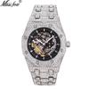 MISSFOX Watch, Popular In Europe and America, Full of Diamonds and Hollowed Out Mechanical Watches, Waterproof Luminous Stainless Steel Men's Watches