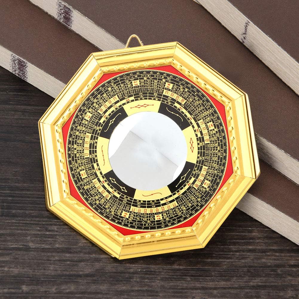 Chinese Feng Shui Mirror, Designed To Be Hung Outdoors, Counteract Bad Luck Bring Good Luck Gossip Mirror Chinese Feng Shui Convex, For(13.5cm