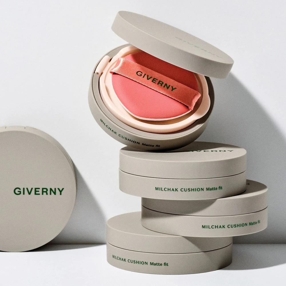 Close-fitting Matte Fit Cushion (Main Product + Refill) 21NW