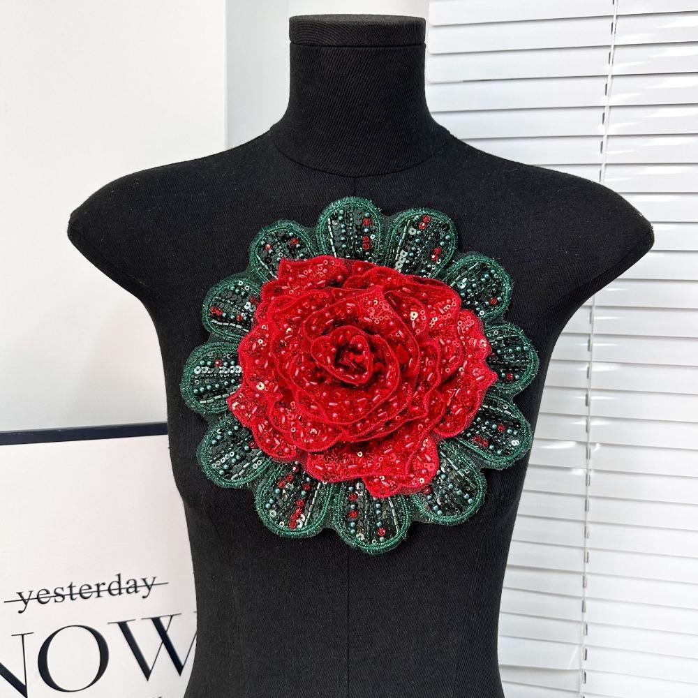 

Multi-layer Clothing Decorative Applique Exaggerated Flower Brooches For Women Girl