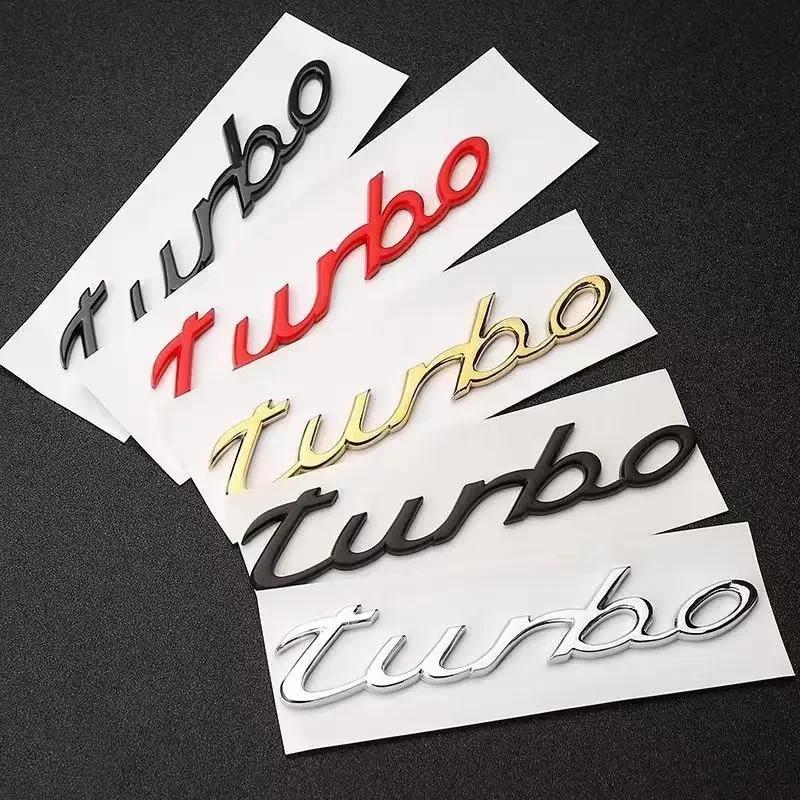 3D Car Model Emblem Accessories GTS Turbo 4 S Logo Stickers