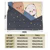 Bubu Dudu Blankets  Super Soft Graphic Plush Throw Blanket For Kids Adult Home Decor Flannel Bedspread Bed Cover