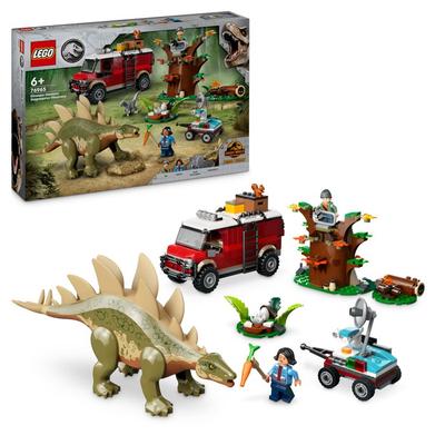 LEGO Jurassic World Dinosaur Breakout: Stegosaurus Discovery 76965, Ages 6+, Multicolor