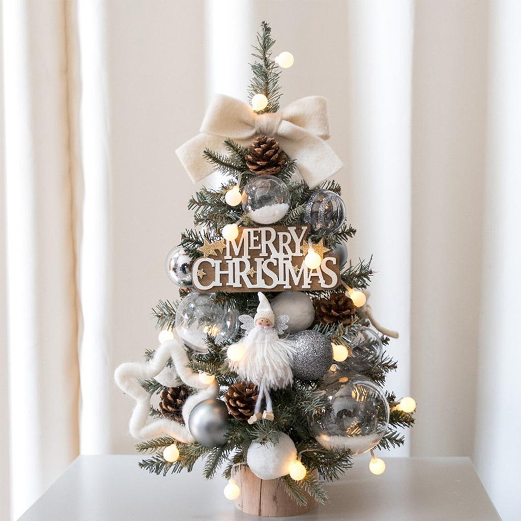 Christmas Tree Home Set Christmas Decorations Desktop Creative Ornaments For Desks And Dining Tables